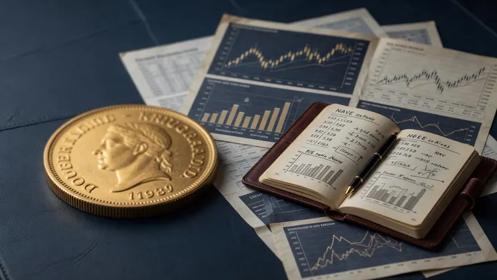 Gold coin and research materials for comparing gold IRA companies